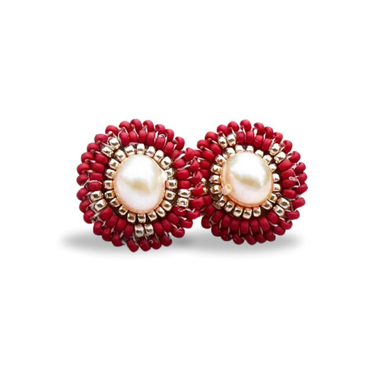 MMIR Freshwater Pearl Stud Earrings