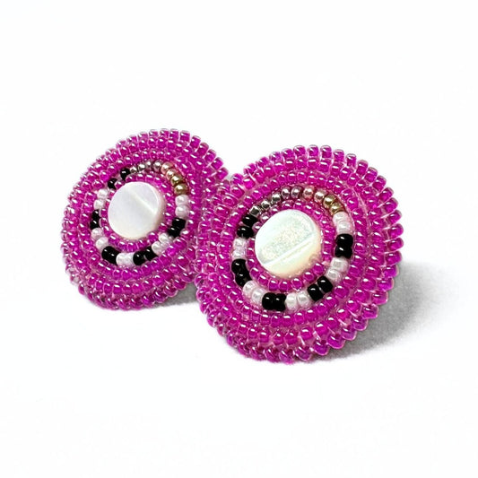 Rebel Rose Pearl Earrings